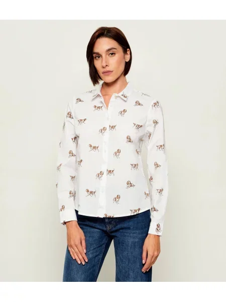 Barbour Cămașă Brambles alb