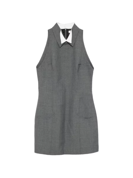 Gulerat rochie Ao Yes fără mâneci gri