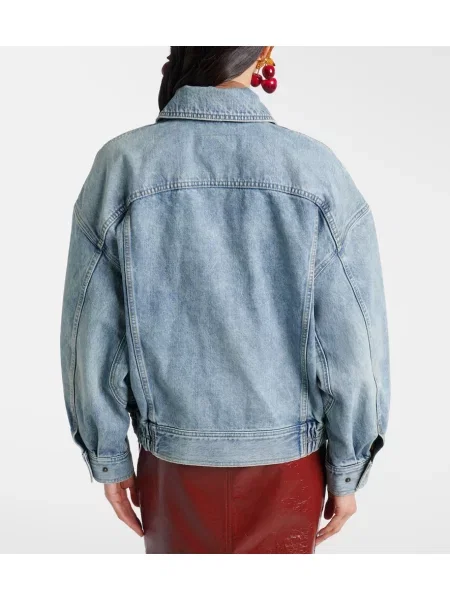 Geacă de blugi Saint Laurent albastru