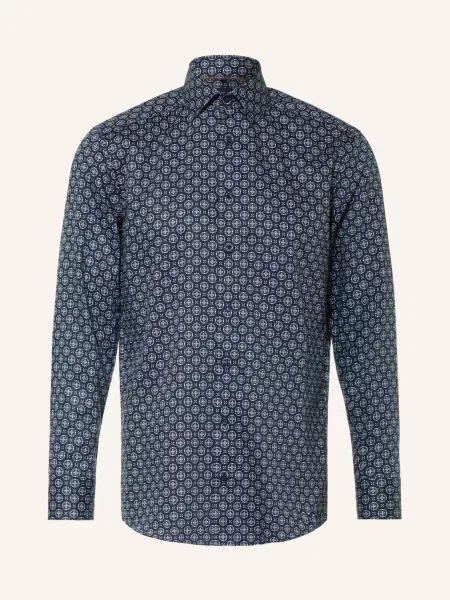 Olymp Košile Modern Fit tmavě modrá bílá
