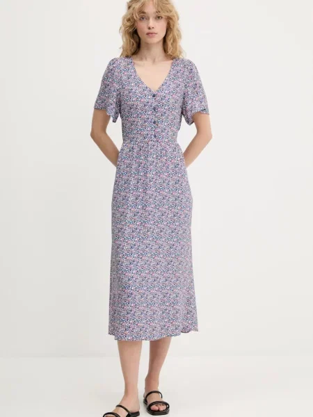 Marc O'Polo rochie midi evazați albastru