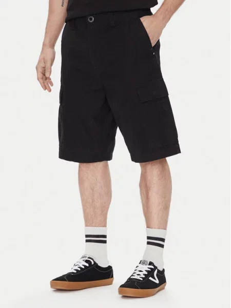 Volcom Шорти з тканини Strange Tripper чорний