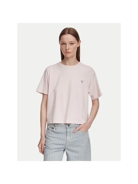 Футболка Guess Jeans розовая