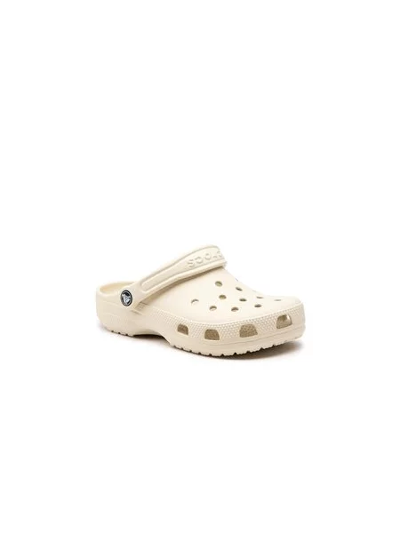 Klasické pantofle Crocs béžové
