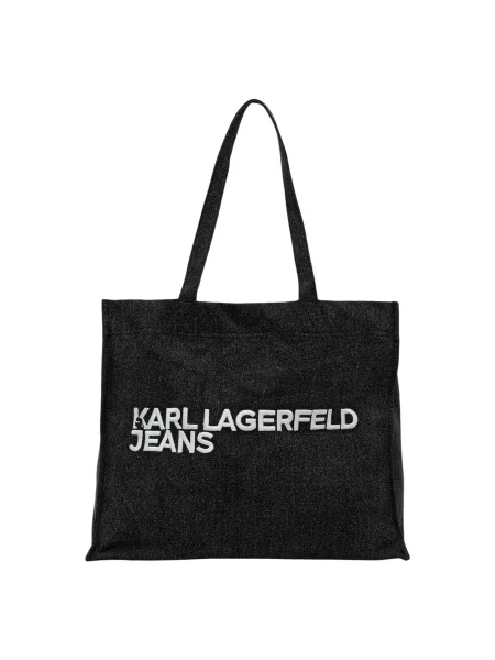 Shopper torbica Karl Lagerfeld Jeans črna