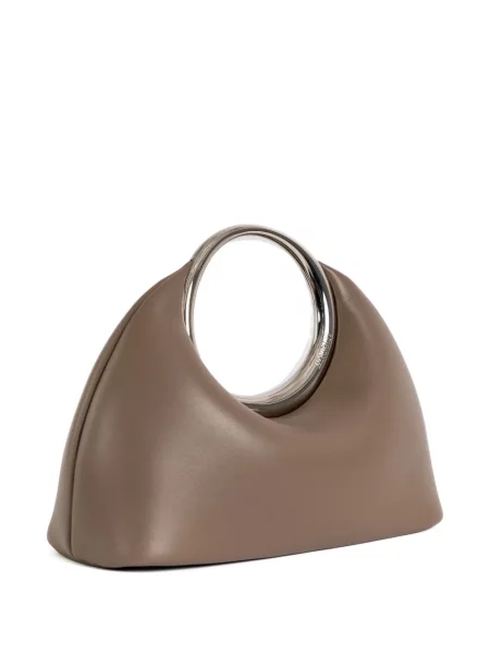 Geanta de piele Jacquemus din piele maro
