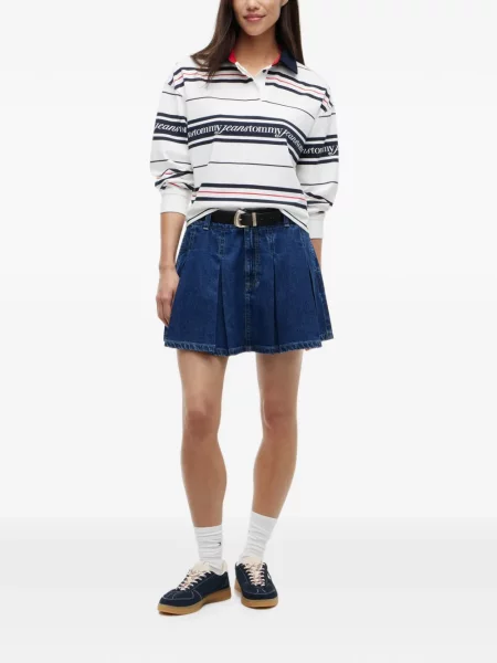 Fusta mini Tommy Hilfiger albastru