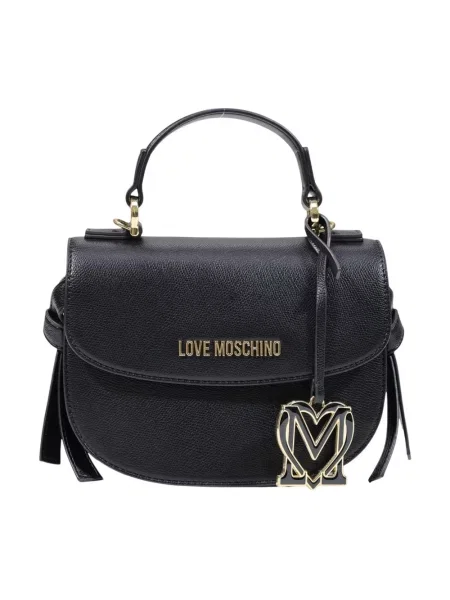 Love Moschino torebka crossbody z imitacji skóry czarna