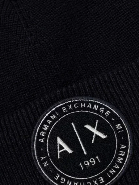 Armani Exchange căciulă pentru bărbați cu lână