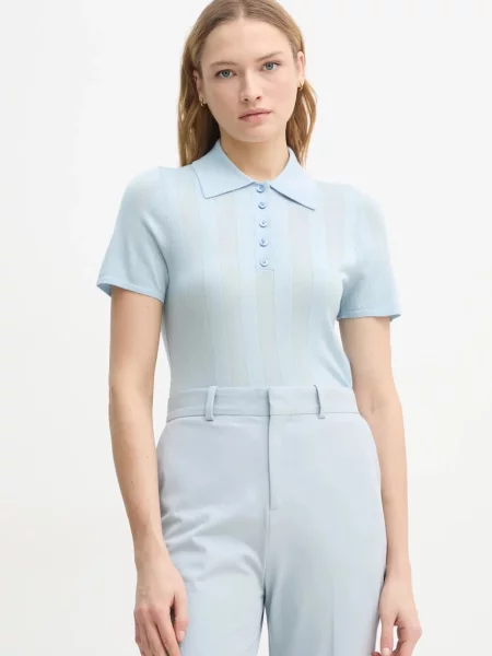 AERON polo din lână TOSCA albastru