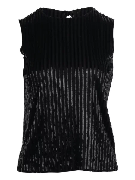 Top Dvf Diane Von Furstenberg cu mărgele negru