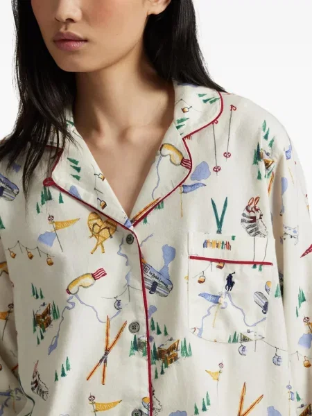 Șosete Polo Ralph Lauren cu 5 buzunare cu broderie tricotate albastru