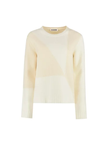 Sweter Jil Sander wełniany beżowy