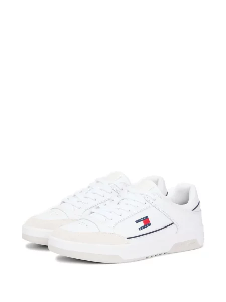 Sneakerși Tommy Hilfiger alb