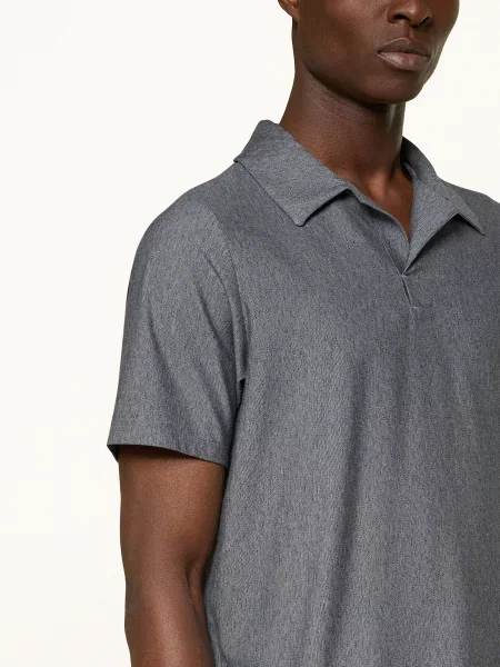 Schiesser Piżama Z Szortami Selected Premium Jacquard blau szara