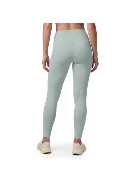 Legginsy treningowe z wysokim stanem Siroko Garnier HW-W Green zielone