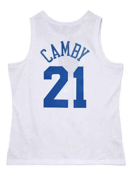 Cămașă Mitchell & Ness din jerseu alb