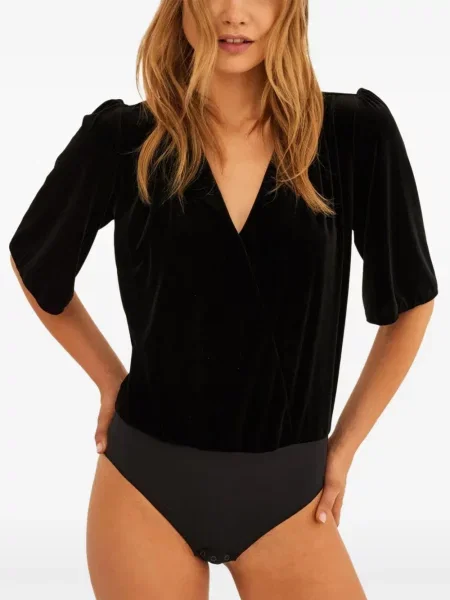 Body Undress Code de catifea negru