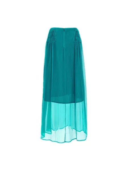 Długa spódnica maxi Dries Van Noten zielona