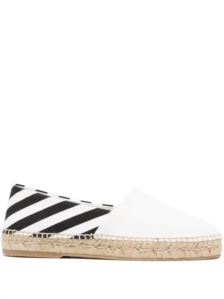 Espadrile Off-white cu dungi alb