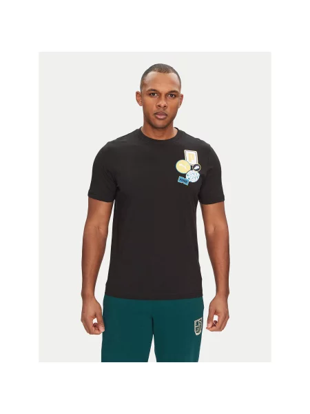 Puma T-Shirt Graphics Icon Regular Fit μαύρο