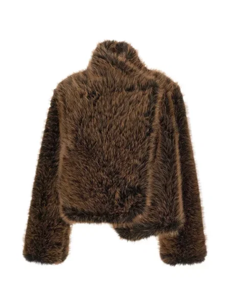 Geacă Bb Couture cu blană maro