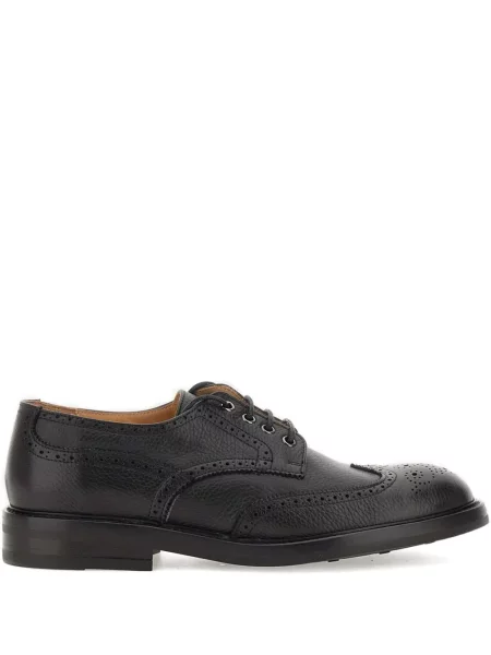 Pantofi derby Duca Heritage din piele negru