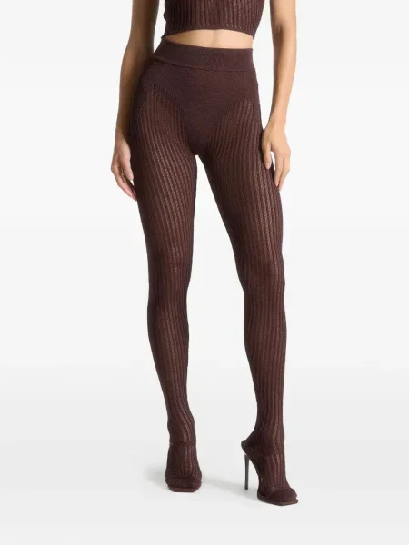 Pantaloni Manière De Voir tricotate maro