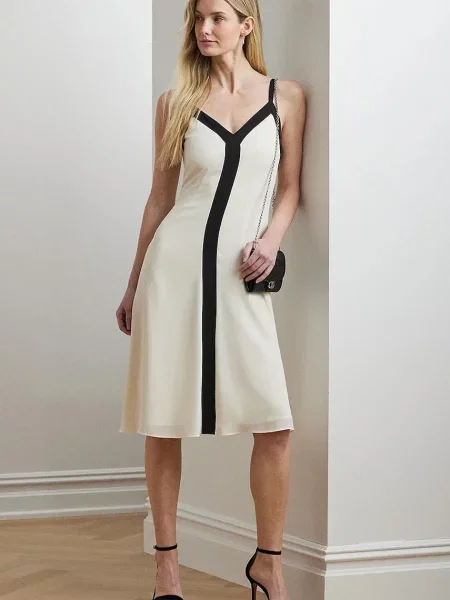 Lauren Ralph Lauren rochie bej