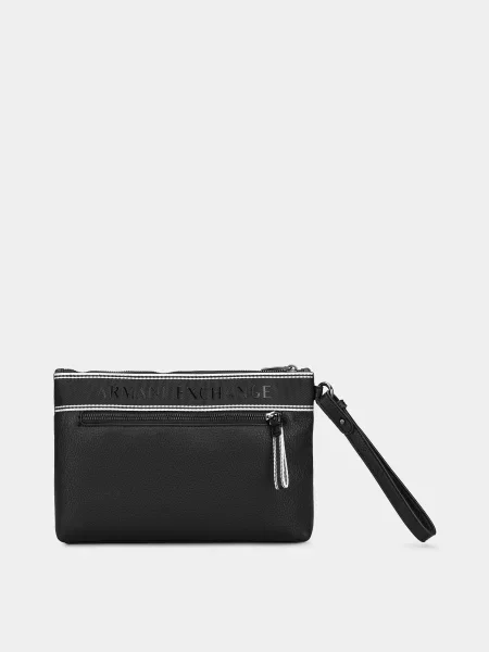 Armani Exchange Сумка-органайзер Поліуретан чорний