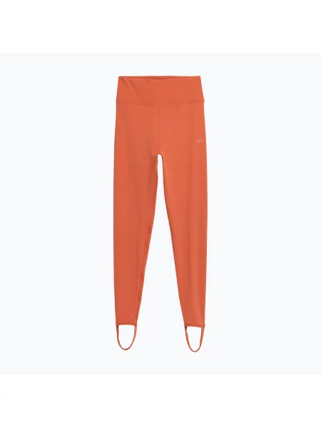 Legíny na jógu 4F oranžové