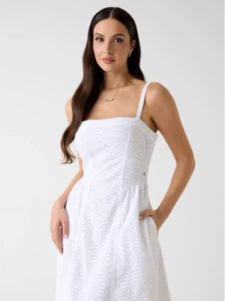 Guess Vsakodnevna obleka bela