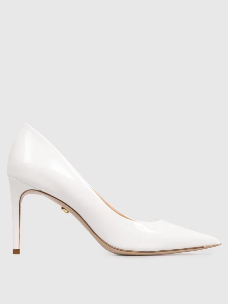 Шкіряні лаковані туфлі Babe Pay Pls білі