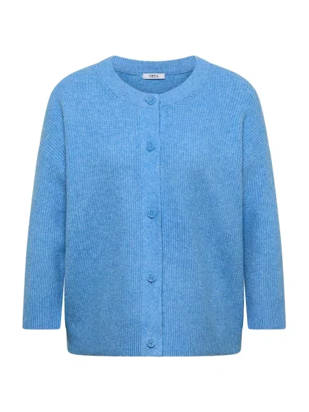 CECIL Geacă tricotată azur