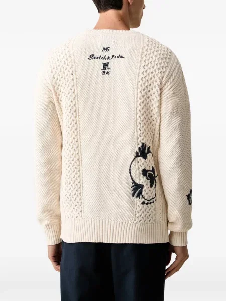 Pulover Scotch & Soda cu broderie