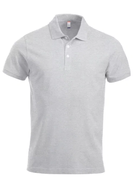 Clique Classic Lincoln S/S Polo – nowoczesne dopasowanie – ash szara