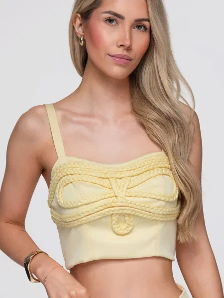 Scurt top Ombre