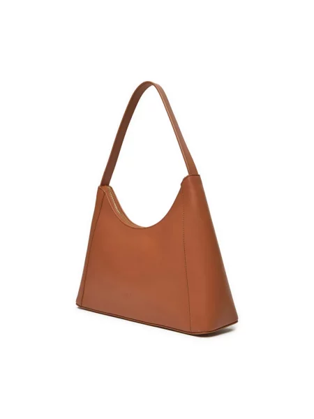Torebka Furla z logo brązowa