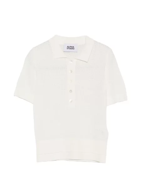 Koszulka polo Alpha Studio biała