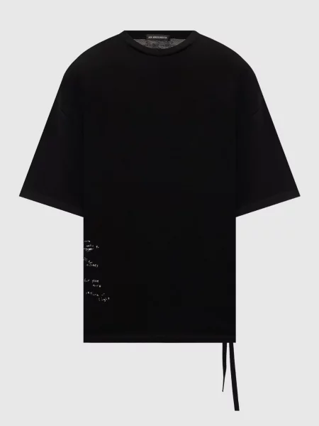 Футболка з принтом Ann Demeulemeester чорна