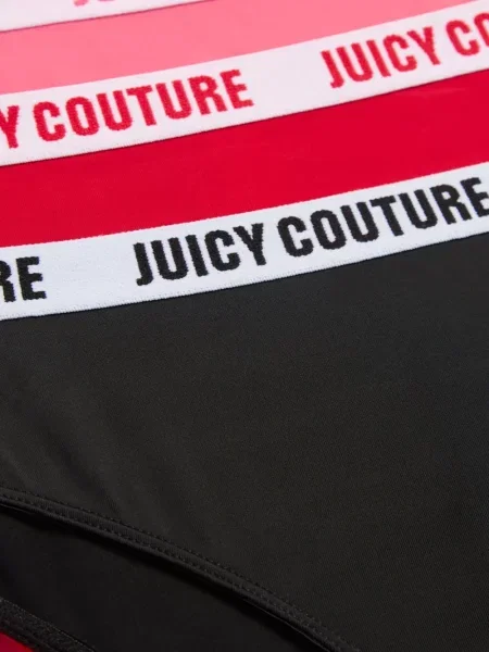 Brief bugyi Juicy Couture autogrammal fekete