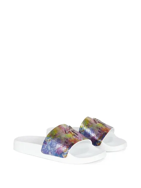 Pantofle Giuseppe Zanotti modré