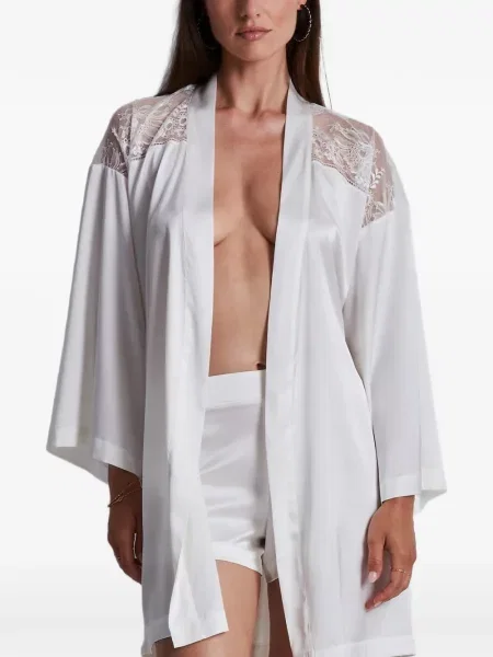 Rochie Aubade din dantelă alb
