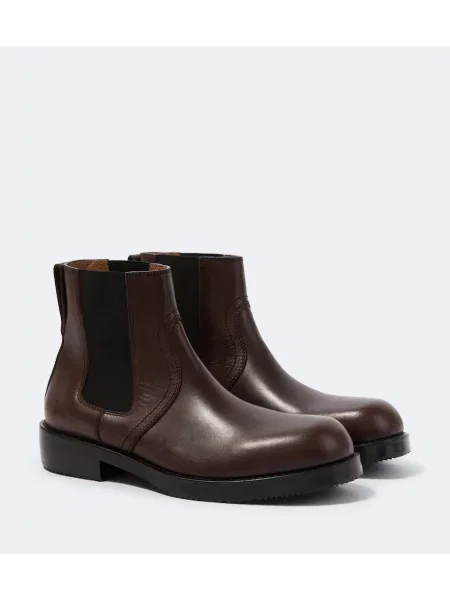 Botine chelsea Dries Van Noten din piele maro