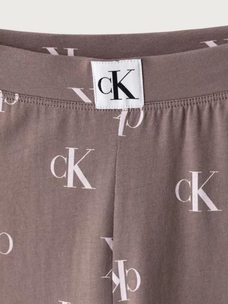Calvin Klein Underwear kétrészes pizsama gyerek pamuttal lila