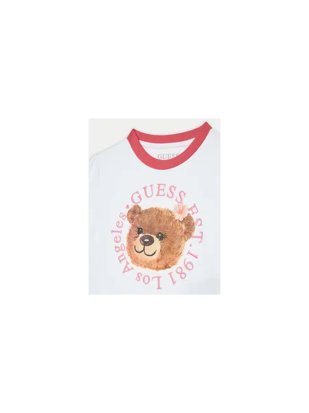 Guess Marškinėliai Regular Fit balta