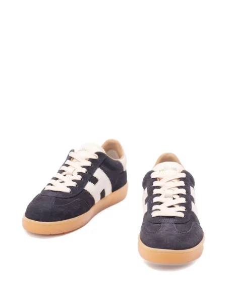 Sneakerși Hogan din piele albastru