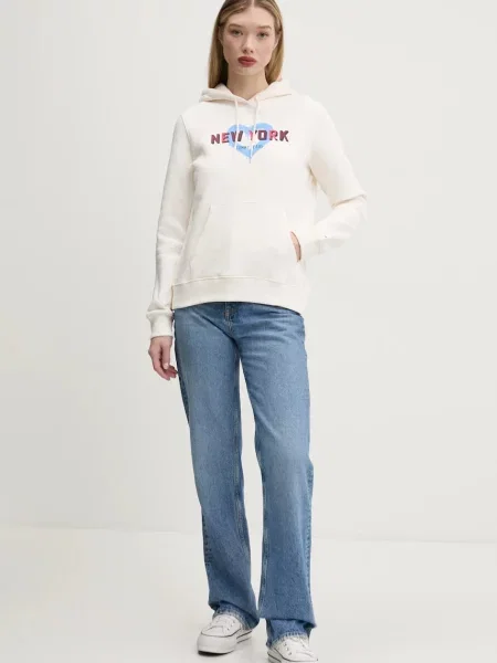 Tommy Jeans Μπλούζα μπεζ