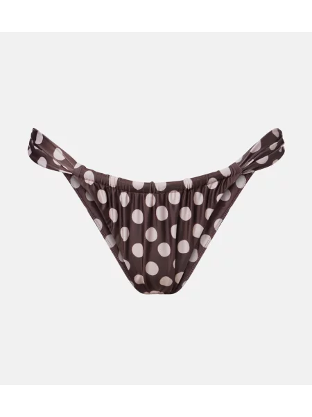 Bikini Faithfull w grochy brązowe