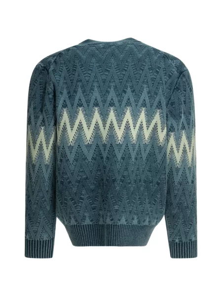 Cardigan Beams Plus tricotate albastru